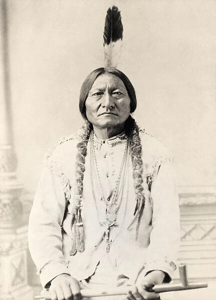 Sitting Bull (b  /  w photo)