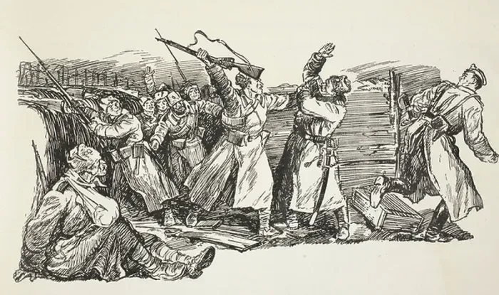 Framed Print : The situation at the Front (litho)