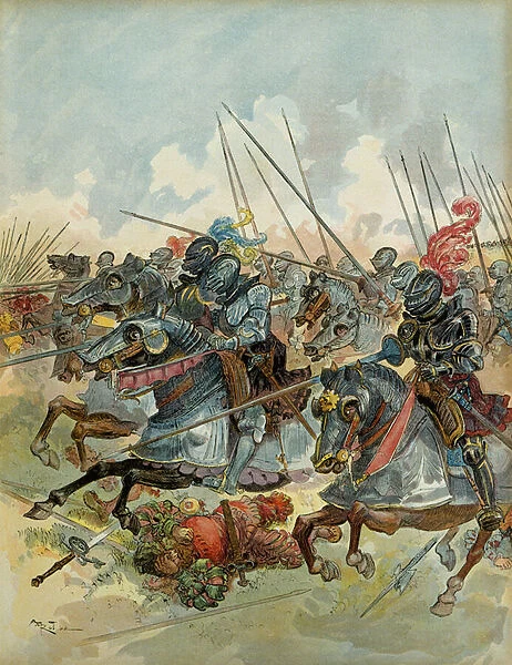 Sixth Italian War (1521-1526): Battle of Pavia (Italy), February 24, 1525