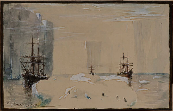 Sketch from the Dundee Antarctic Whaling Expedition, 1892-93 (w  /  c)