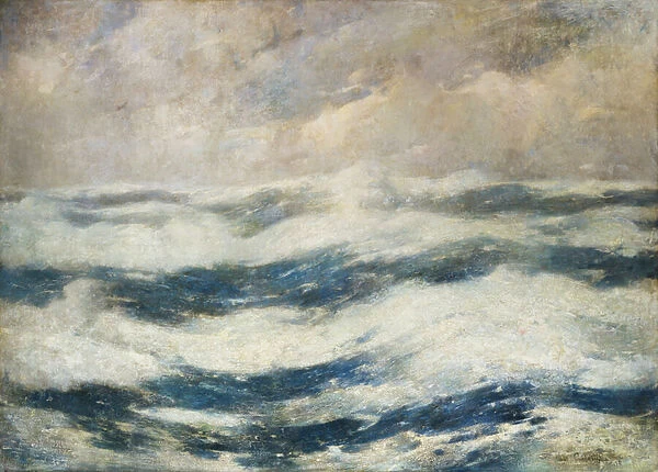 The Sky and the Ocean, 1913 (oil on canvas)