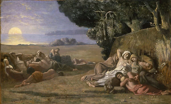 Sleep, c. 1867-70 (oil on canvas)