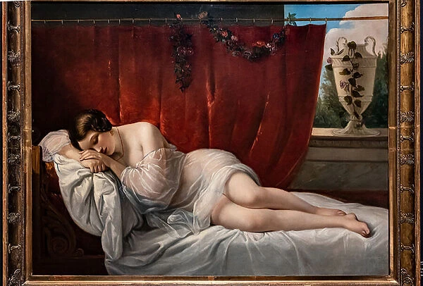 The Sleep of Innocence, 1841 (oil on canvas)
