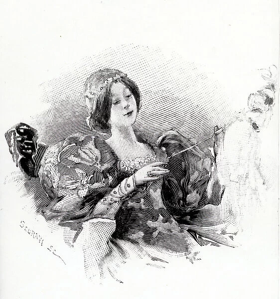 Sleeping Beauty, illustration from Les Contes de Perrault by Charles Perrault
