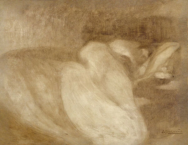 Sleeping woman, 1899 (oil on canvas)