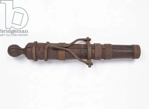 Smoothbore muzzleloading wall or prow cannon, taken at Kabul, 1842 (metal and wood)