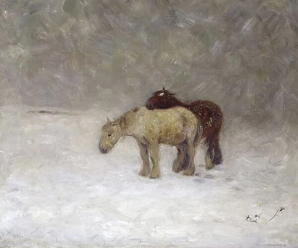A Snow Storm, c. 1891 (oil on canvas)