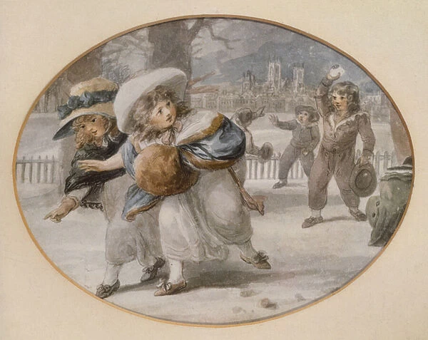 Snowballing, 18th century