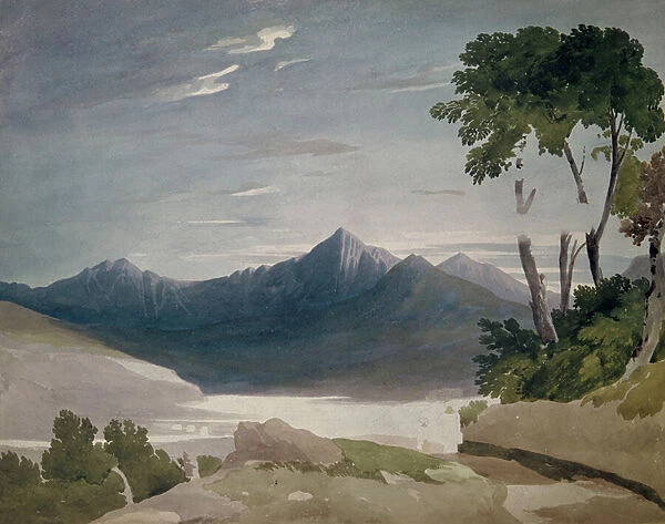 Snowdon, c. 1820 (watercolour on paper)