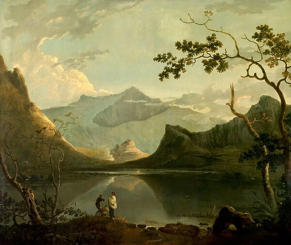 Snowdon from Llyn Nantlle, North Wales, c. 1765-67 (oil on canvas)
