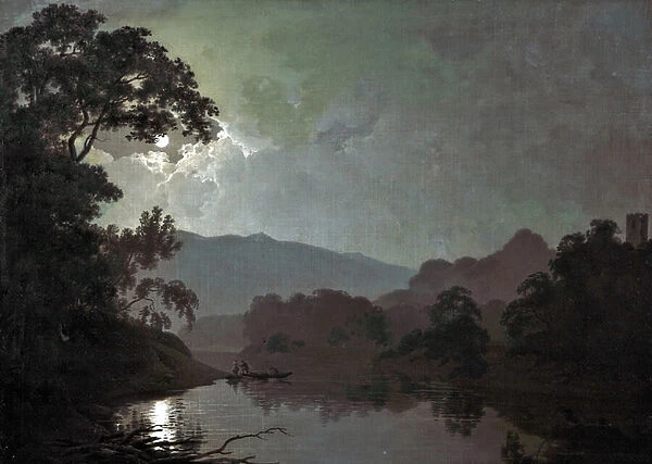 Snowdon by Moonlight, 1792 (oil on canvas)