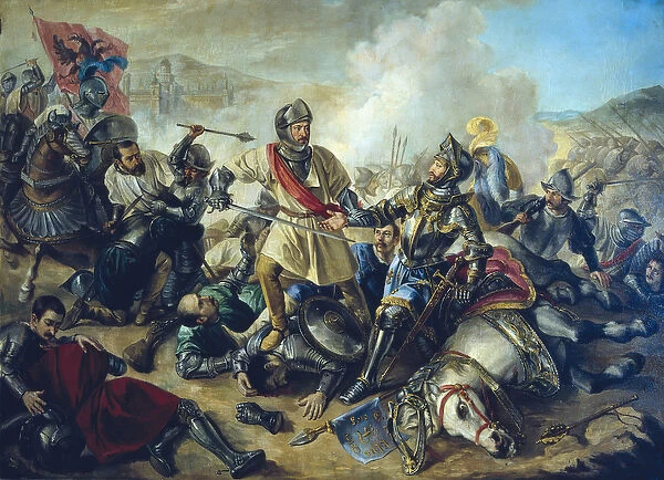 The soldier Juan de Urbieta (d. 1553) taking prisoner the King Francis I of France at