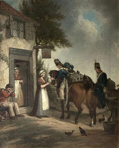 Soldiers Refreshing, c. 1805 (oil on canvas)