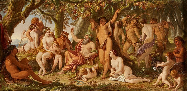 The Song of Silenus (oil on canvas)