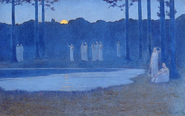 The Songs of the Night, 1896 (oil on canvas)