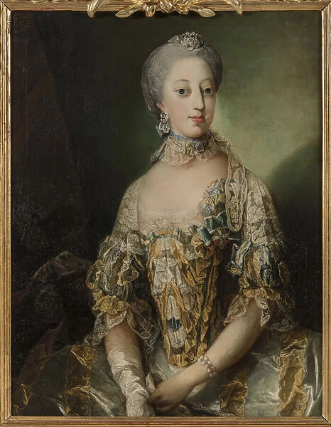 Sophie Madeleine de Danemark, reine de Suede - Portrait of Sophia Magdalena of Denmark