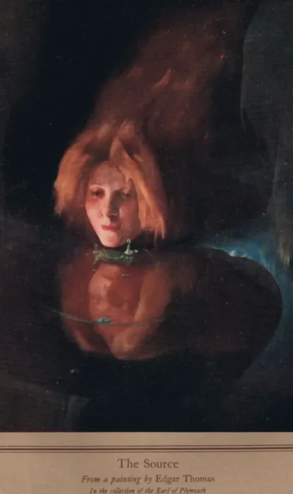 Framed Print : The Source, c. 1915 (colour litho)