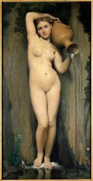 The source Painting by Jean-Auguste Dominique Ingres (1780-1867) 1856 Dim 1. 63 x 0. 80