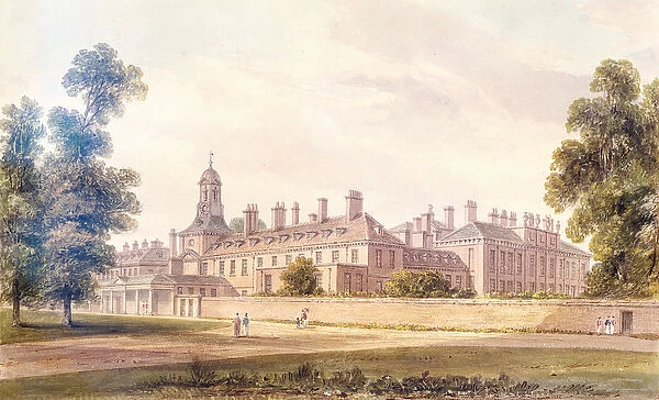 The South-West view of Kensington Palace, 1826 (w  /  c on paper)