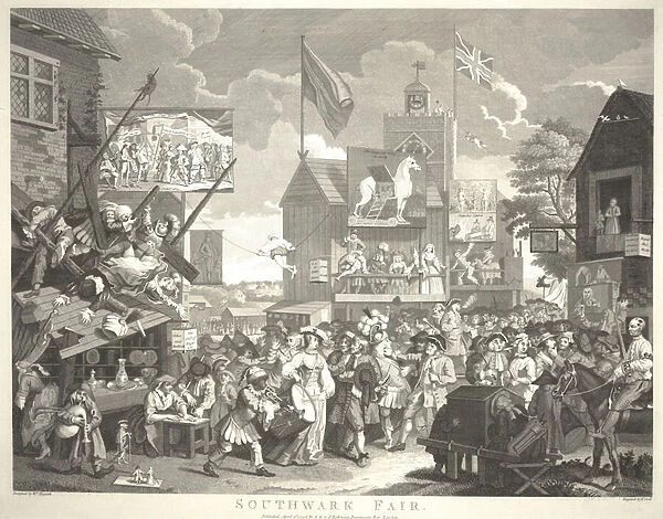 Southwark Fair, engraved by Thomas Cook (1744-1818), 1796 (engraving)