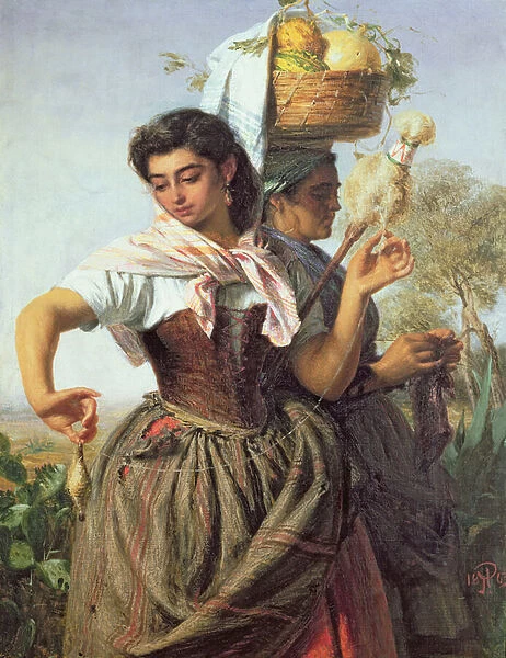 Spanish Industry, 1863 (oil on canvas)