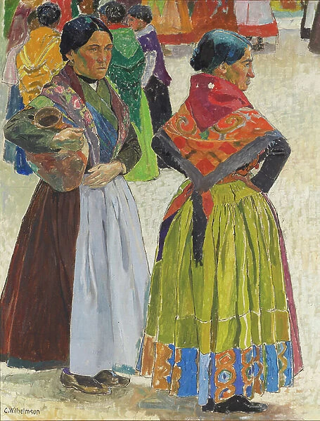 Spanish Women, 1910 (oil on canvas)