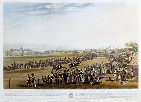 Special prize of 5000 francs to Chantilly in 1841 Print by John Frederick Herring