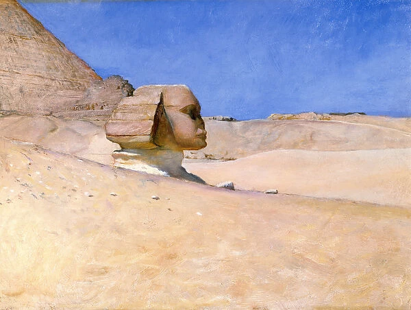 The Sphinx at Midday in Summer, c. 1885 (oil on board)