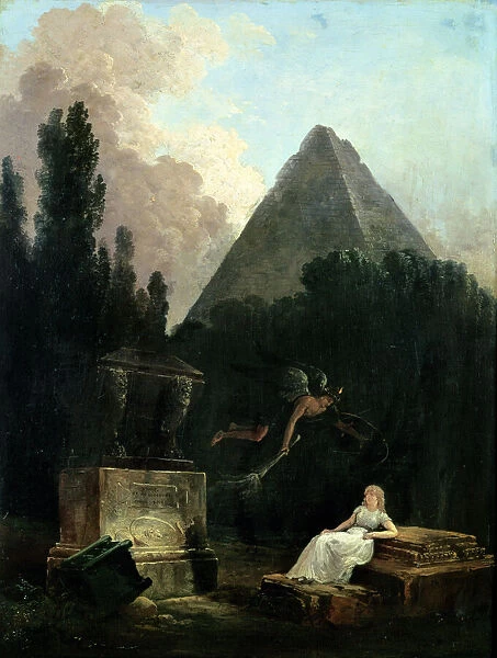 Spirit of the Tomb (oil on canvas)