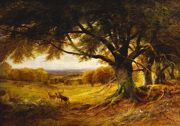 Spithead, Uppark, Sussex, 1868 (oil on canvas)