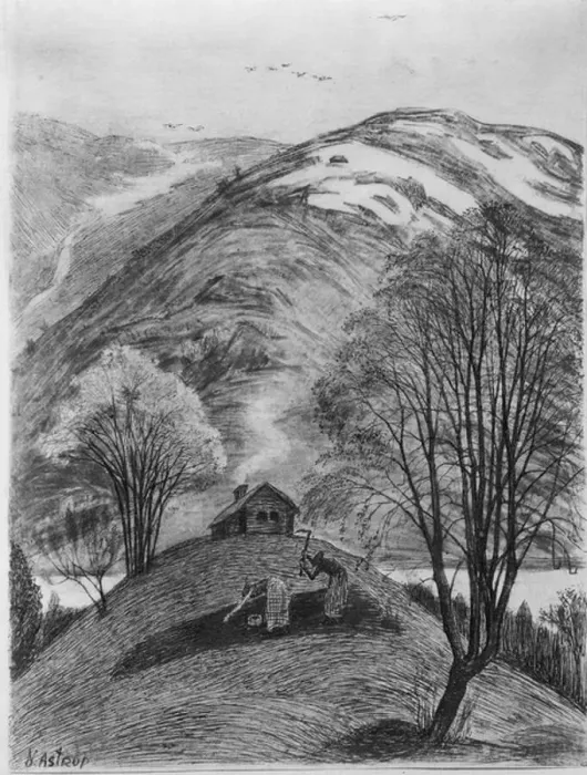 Framed Print : Spring, 1899