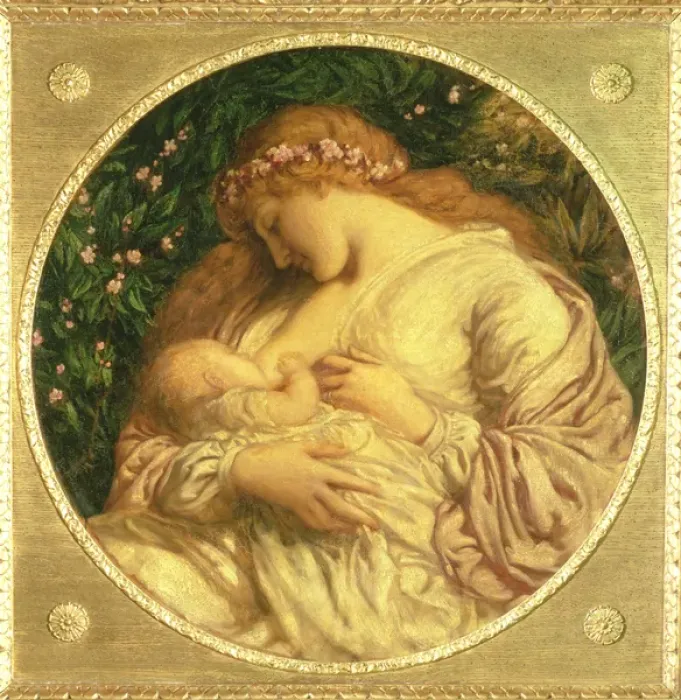 Framed Print : Spring. CH139788 Spring by Williams, Christopher (1873-1934); diam