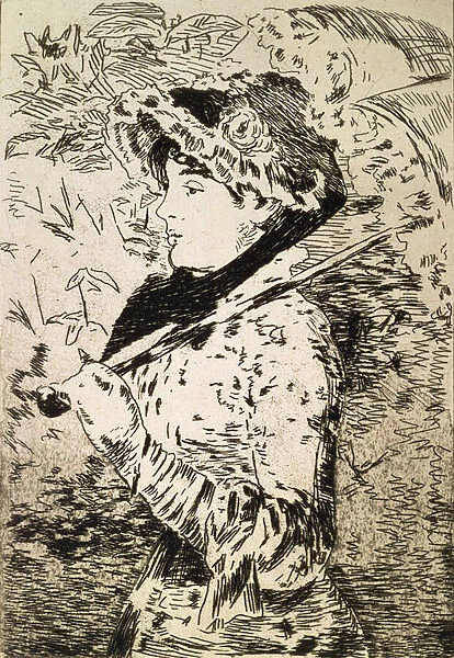 Spring (Jeanne), 1882 (etching and aquatint)