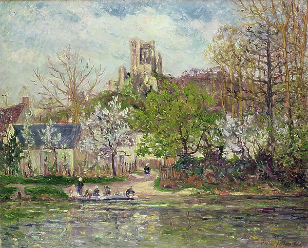 Springtime at Lavardin (Touraine), 1907 (oil on canvas)