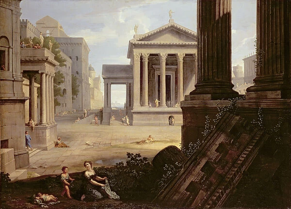 Square in an Ancient City, late 1630s