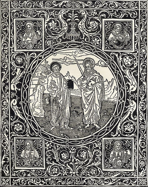 SS. Peter and Paul and the Four Evangelists, from A Catalogue of a Collection of Engravings