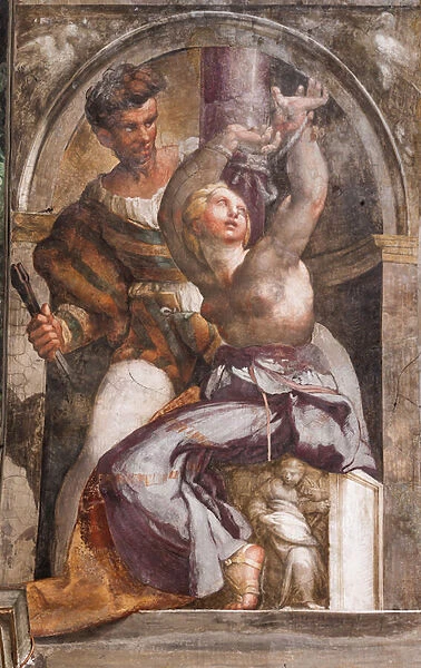 St Agatha, detail, c. 1523 (fresco)