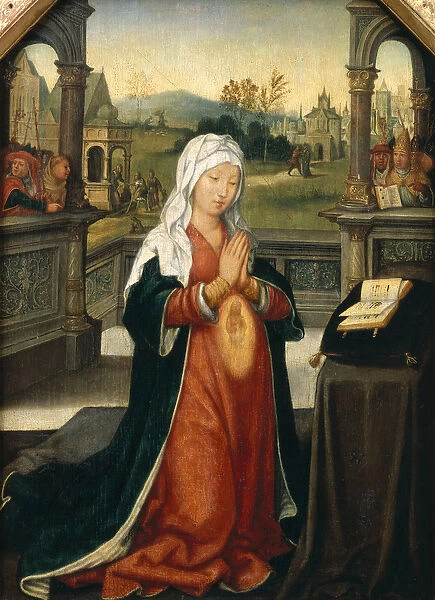 St. Anne Conceiving the Virgin (oil on panel)