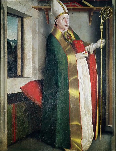 St. Augustine (354-430) c. 1435 (oil on panel)