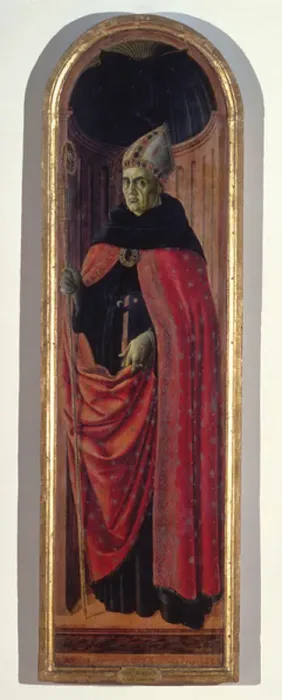 Framed Print : St. Augustine (tempera on panel)