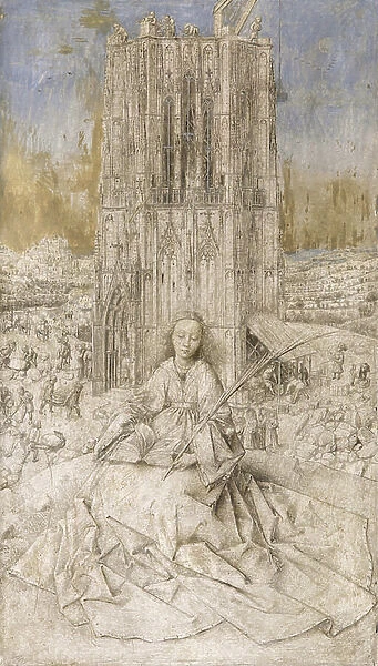 St. Barbara, 1427 (oil on panel)