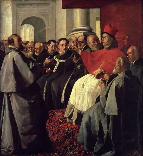 St. Bonaventure (1221-74) at the Council of Lyons in 1274, 1627 (oil on canvas)