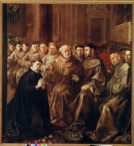 St Bonaventure Enters the Franciscan Order (oil on canvas, 1628)