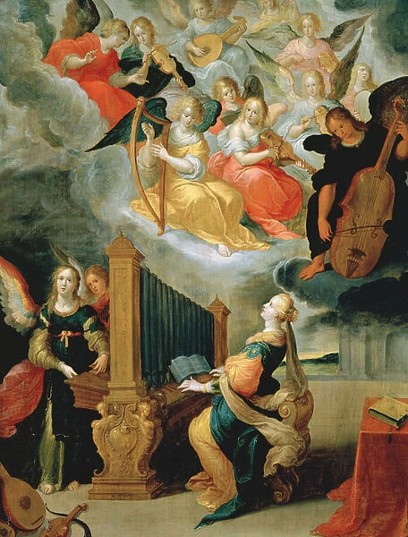 St. Cecilia, 1647 (oil on panel)