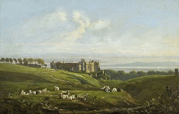 St. Donat's Castle, 1820 (oil on panel)