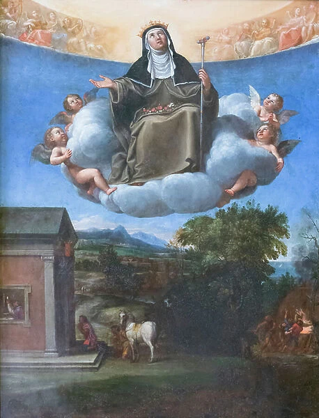 St Elizabeth in glory, 1603-04, Francesco Albani (oil on canvas)