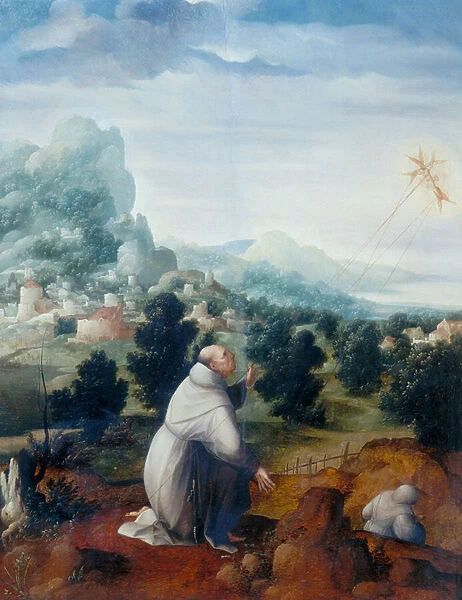 St. Francis of Assisi receiving the stigmata