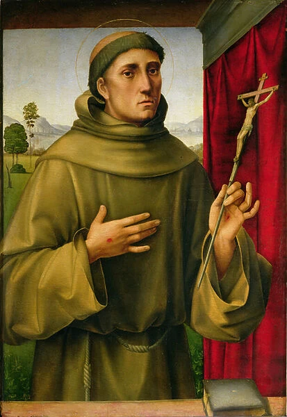 St. Francis of Assissi, c. 1490 (tempera on panel)