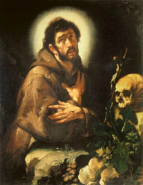 St Francis in Ecstasy, c. 1615-18 (oil on canvas)