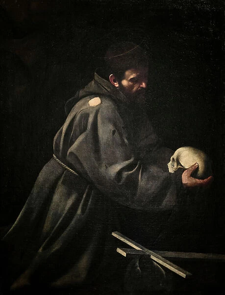St Francis in meditation, c. 1606 (oil on canvas)